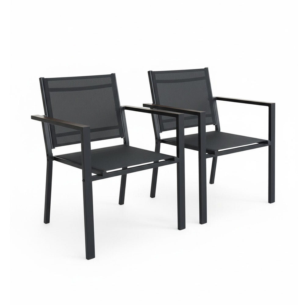 CONTINI Gartenstuhl BIONTO (2er-Set) 57x60x82cm
