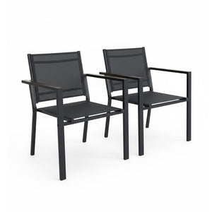 CONTINI Gartenstuhl BIONTO (2er-Set) 57x60x82cm