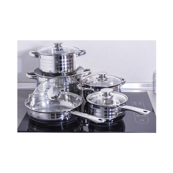 Blaumann 10-teiliges Topfset Edelstahl Gourmet Line