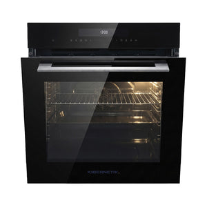 Kibernetik MasterSeries Einbau Umluft Backofen mit Pyrolyse Schwarz 60cm