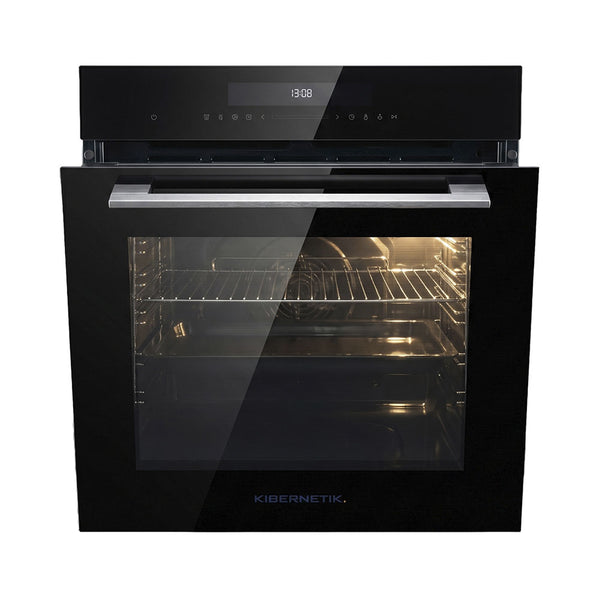 Kibernetik MasterSeries Einbau Umluft Backofen mit Pyrolyse Schwarz 60cm