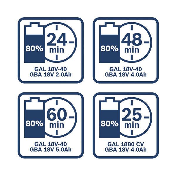Bosch 2 Tool Kit 18V GSR+GWS+2x4.0Ah+GAL 0.615.A50.07N