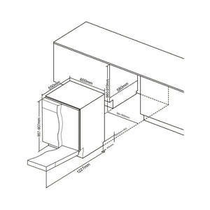 Kibernetik GRE603 MasterSeries Geschirrspüler Einbau XXL vollintegriert 60cm