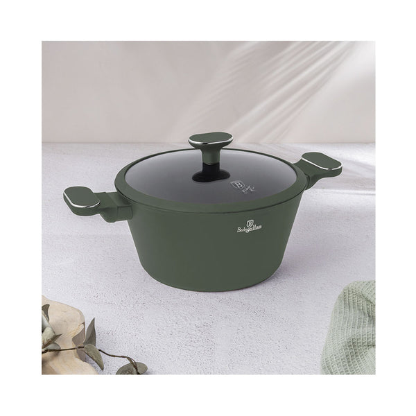 Berlinger Haus 10-teiliges Kochgeschirr-Set Matte Green Collection 2.0