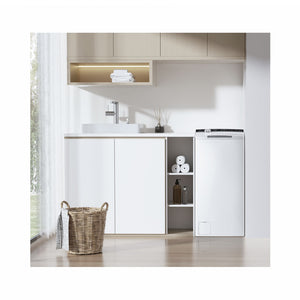 Kibernetik PLTWS516 PureLine Toplader Waschmaschine 8kg A Klasse Weiss