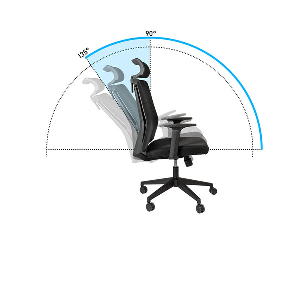 CONTINI Bürostuhl ErgoFlex schwarz