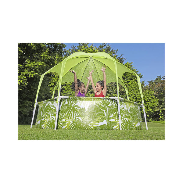 Bestway Splash-in-Shade runder Spielpool mit Sonnendach 244 x 51cm