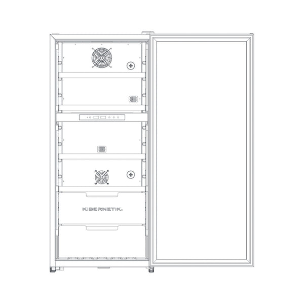Kibernetik WKH350D Weinklimaschrank