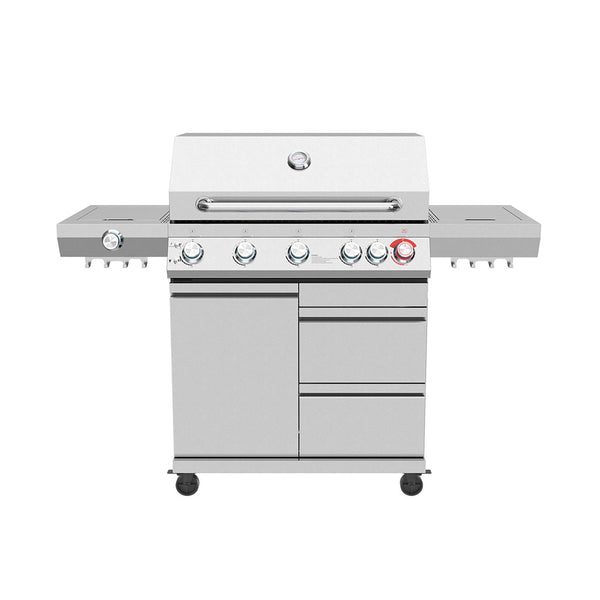 Gasgrill Expert 6 Brenner + Seitenbrenner Edelstahl