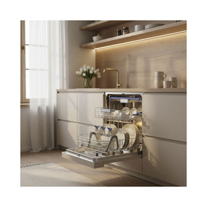 Kibernetik GRET606 MasterSeries Geschirrspüler Einbau teilintegriert 60cm silber