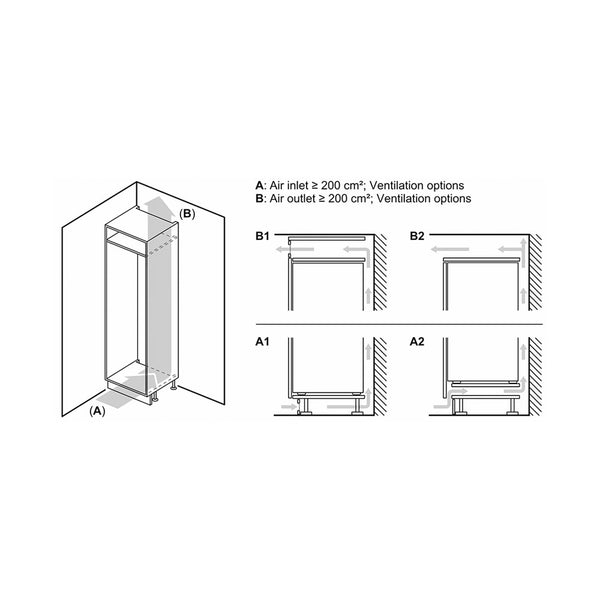 Bosch KIL82VFE0 Einbau-Kühlautomat