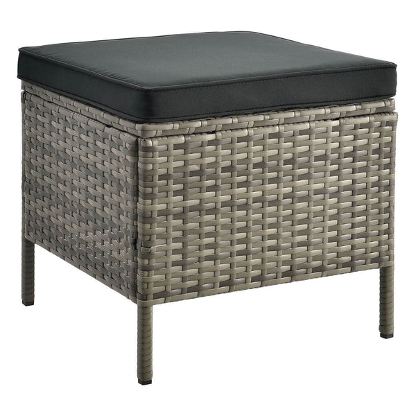 Polyrattan Lounge Manacor Gartenmöbel-Set Grau-meliert/Grau
