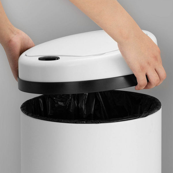 Automatischer Mülleimer mit Sensor - 40L Weiss