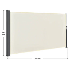 Seitenmarkise Dubai 300 x 180 cm beige