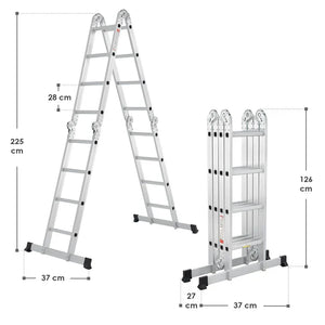 Aluminium Multifunktionsleiter 4,7m