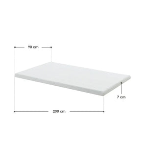 Topper 90x200 cm Memoryschaum, H2 - H3