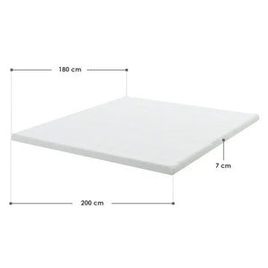Topper 180x200 cm Memoryschaum, H2 - H3