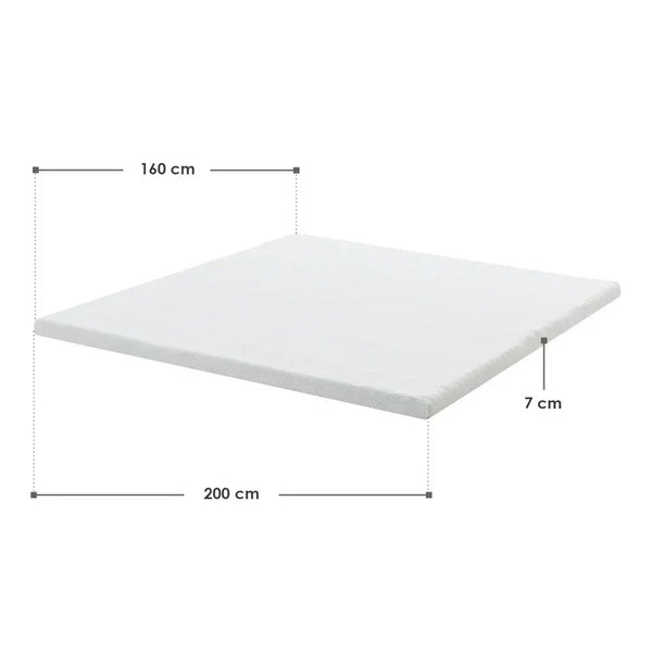 Topper 160x200 cm Memoryschaum, H2 - H3