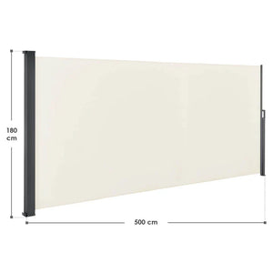 Seitenmarkise Dubai 500 x 180 cm beige