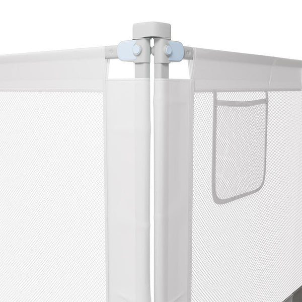 Baby Bettgitter Jaron Rausfallschutz 180 cm Grau