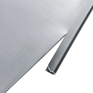 Doppelmattenzaun & Einzelmattenzaun Sichtschutz Hellgrau