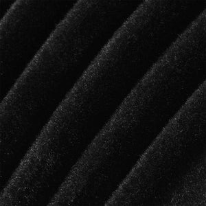 Kleiderbügel Samt 50er Set Schwarz