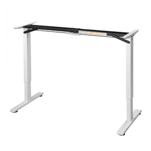Elektrisch verstellbarer Schreibtisch 140x60 cm in Weiss