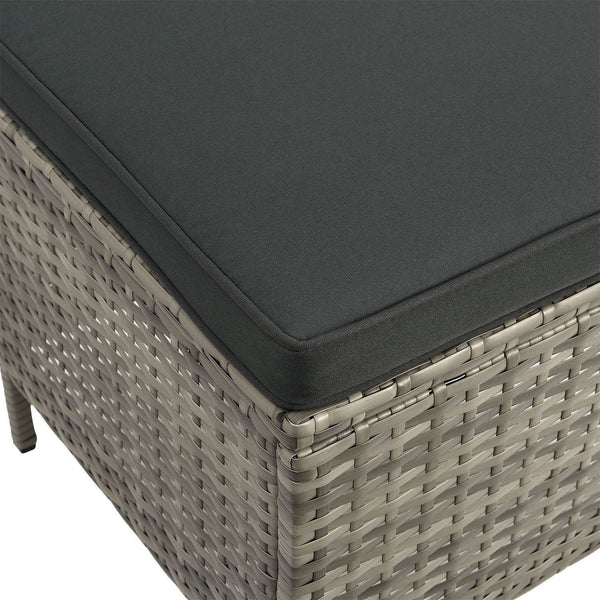 Polyrattan Lounge Manacor Gartenmöbel-Set Grau-meliert/Grau