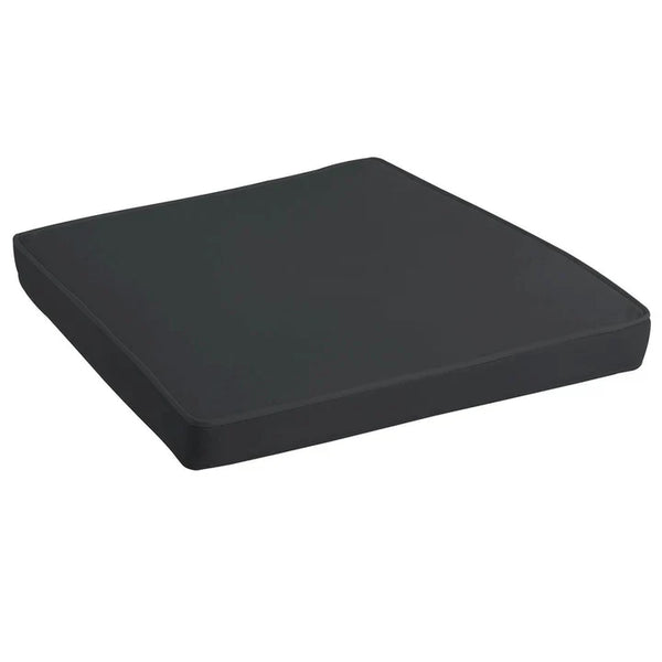 3-tlg Polyrattan Sitzgarnitur Balkon Set Bayamo schwarz / grau