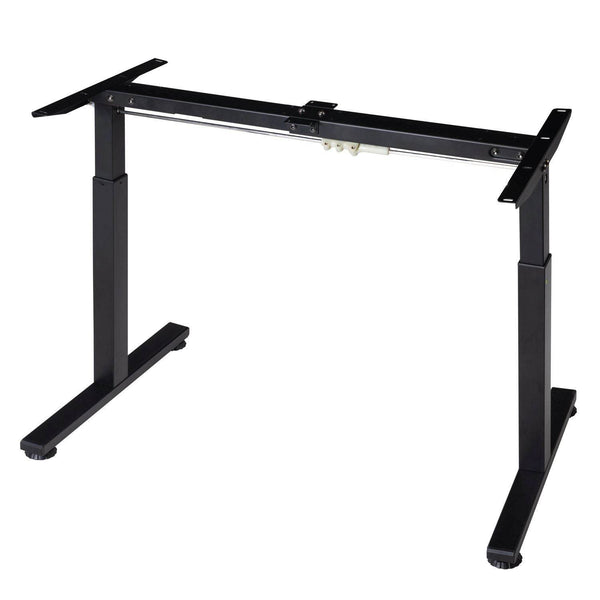 Elektrisch verstellbarer Schreibtisch 120x60 cm Schwarz