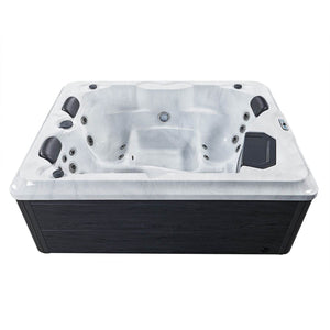 Outdoor Whirlpool Oasis mit LED Massagedüsen