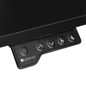 Elektrisch verstellbarer Schreibtisch 120x60 cm Schwarz