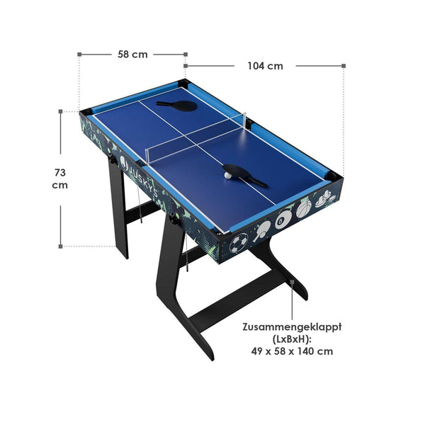5in1 Multi-Spieltisch Ballzauber