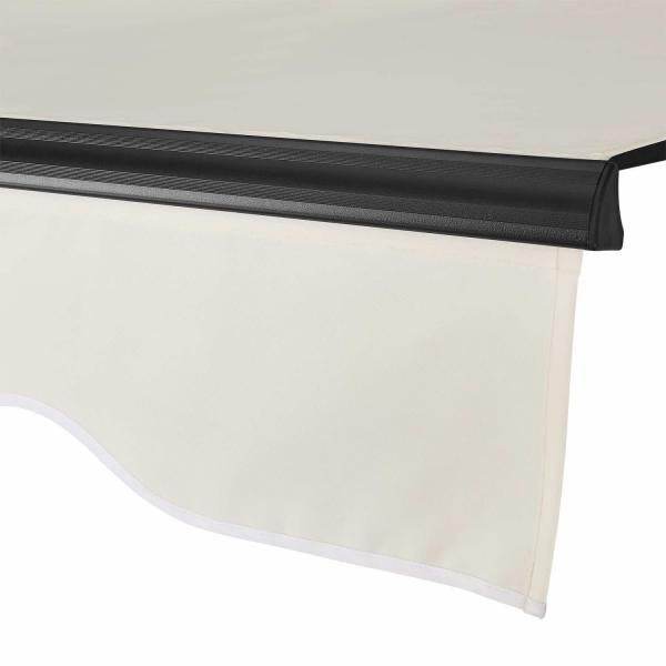 Gelenkarmmarkise 350 x 300 cm mit Kurbel Beige