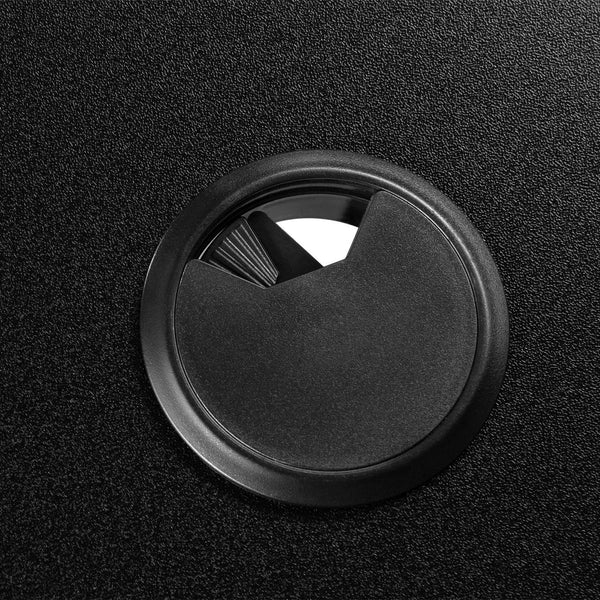 Elektrisch verstellbarer Schreibtisch 120x60 cm Schwarz