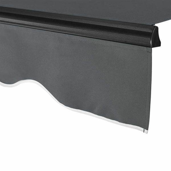 Gelenkarmmarkise 250 x 200 cm mit Kurbel Grau