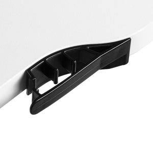Elektrisch verstellbarer Schreibtisch 120x60 cm Weiss