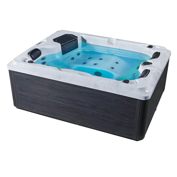 Outdoor Whirlpool Oasis mit LED Massagedüsen