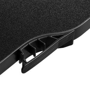 Elektrisch verstellbarer Schreibtisch 120x60 cm Schwarz