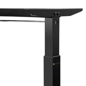 Elektrisch verstellbarer Schreibtisch 120x60 cm Schwarz