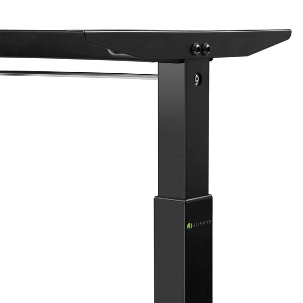 Elektrisch verstellbarer Schreibtisch 120x60 cm Schwarz