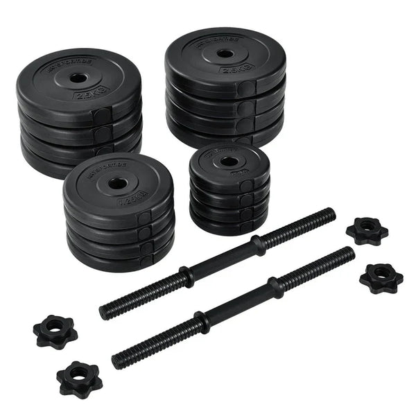 2er Hantelset 30kg 16 Gewichtsscheiben