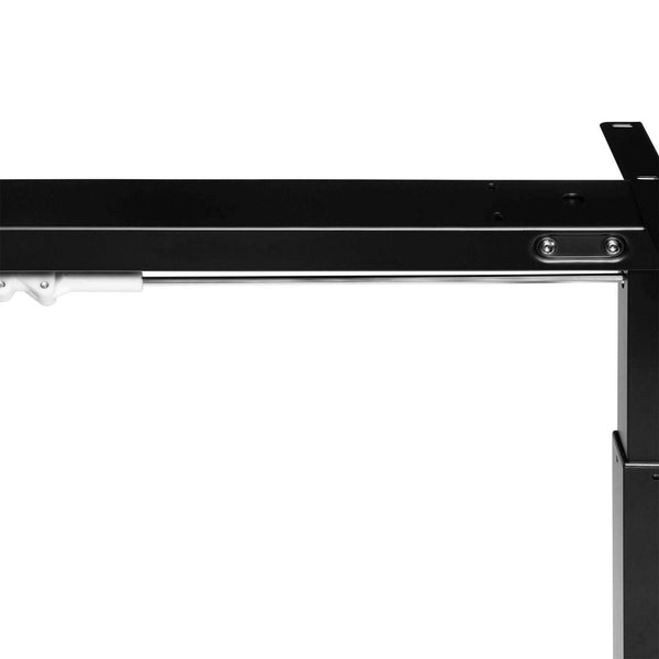 Elektrisch verstellbarer Schreibtisch 120x60 cm Schwarz