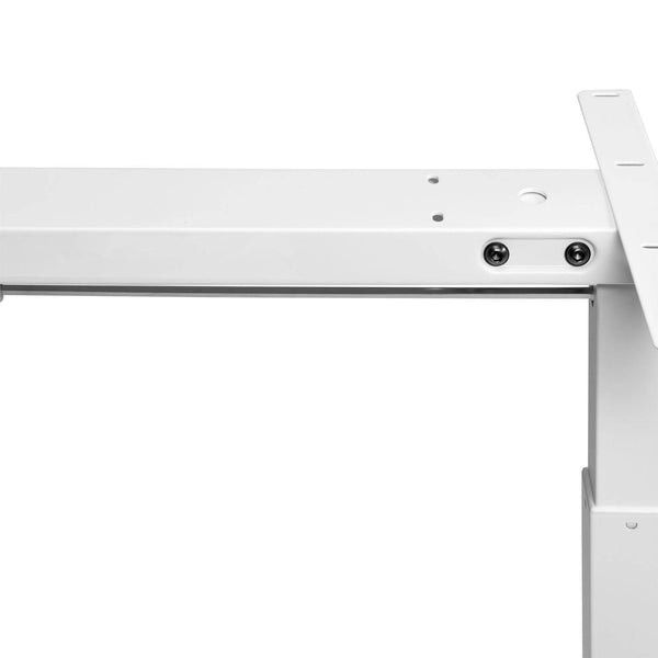Elektrisch verstellbarer Schreibtisch 120x60 cm Weiss