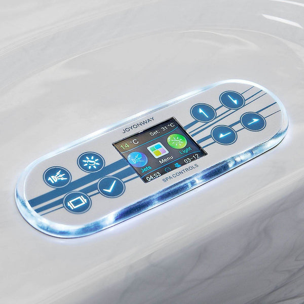 Outdoor Whirlpool Oasis mit LED Massagedüsen