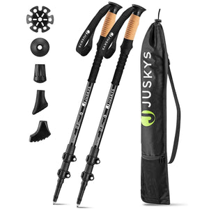 Nordic Walking Stöcke - Schwarz