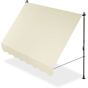 Klemmmarkise Kapstadt 250x120 cm Beige