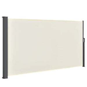Seitenmarkise Dubai 300 x 200 cm Ausziehbarer Sichtschutz beige