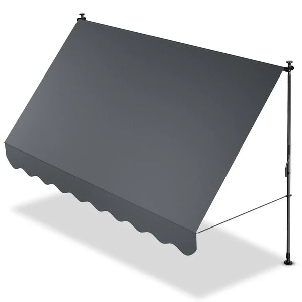Klemmmarkise Kapstadt 300x120 cm Grau