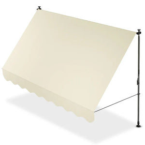 Klemmmarkise Kapstadt 300x120 cm Beige